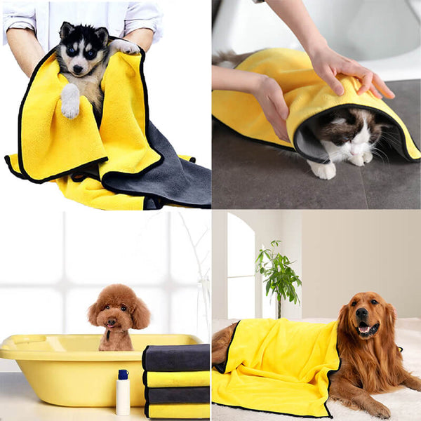 SUE - Das schnelltrocknende Badetuch für dein Haustier!